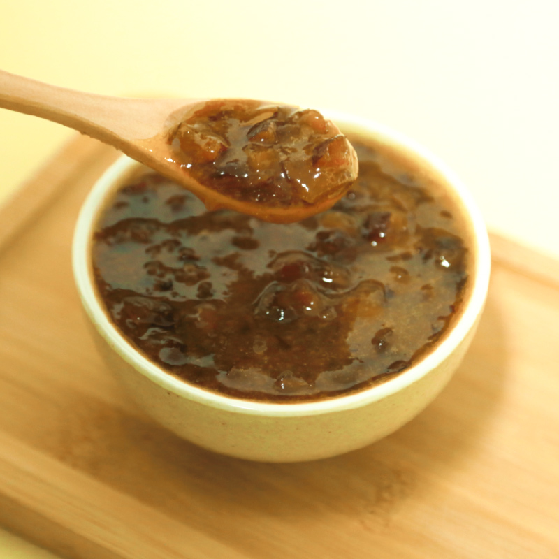 Sauteed Rice, Red Dates, Tremella Sauce